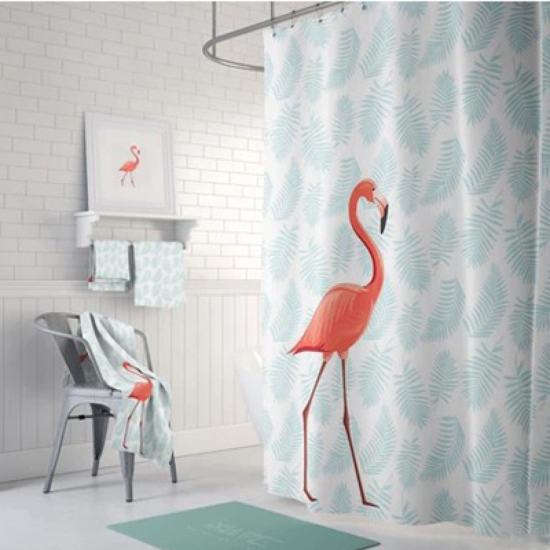 Bathroom Cartoon Waterproof Shower Curtain Thickening Shading, Bathroom Shower Shower Curtain Peva Material/