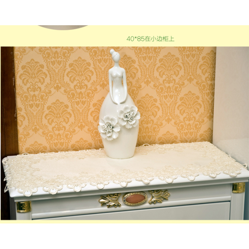 European Fabric Tablecloth,Lace Table Cloth  Wholesale Rectangular Coffee Table Tablecloth /