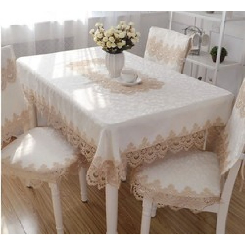 European Fabric Tablecloth,Lace Table Cloth  Wholesale Rectangular Coffee Table Tablecloth /