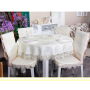 European Fabric Tablecloth,Lace Table Cloth  Wholesale Rectangular Coffee Table Tablecloth /
