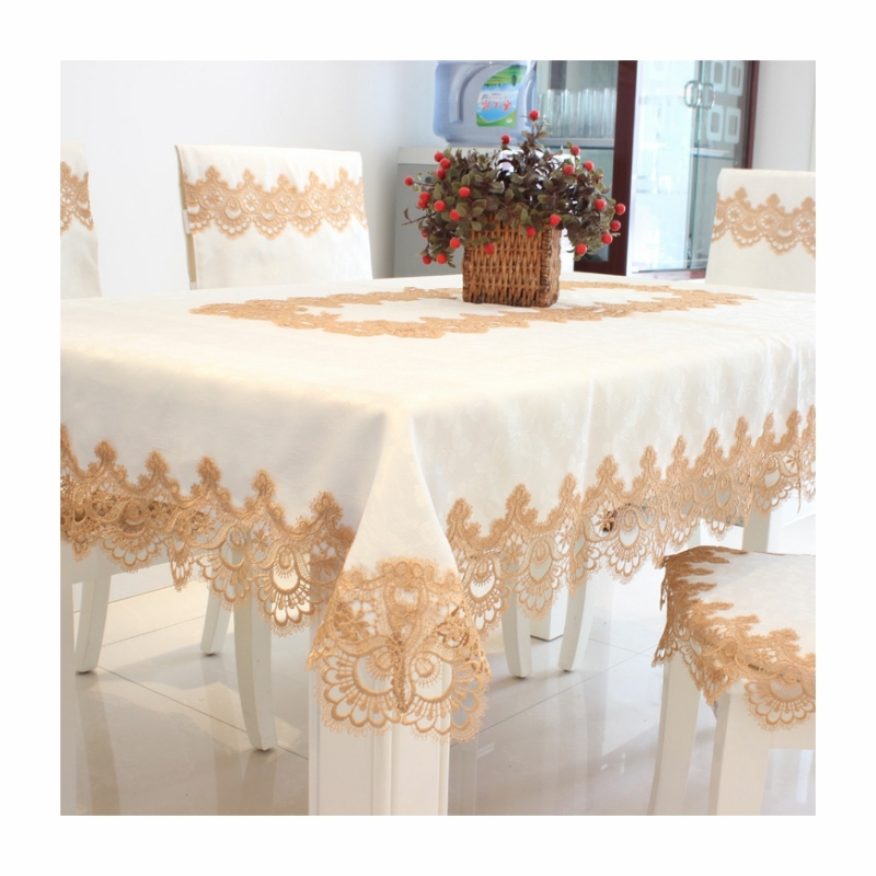 European Fabric Tablecloth,Lace Table Cloth  Wholesale Rectangular Coffee Table Tablecloth /