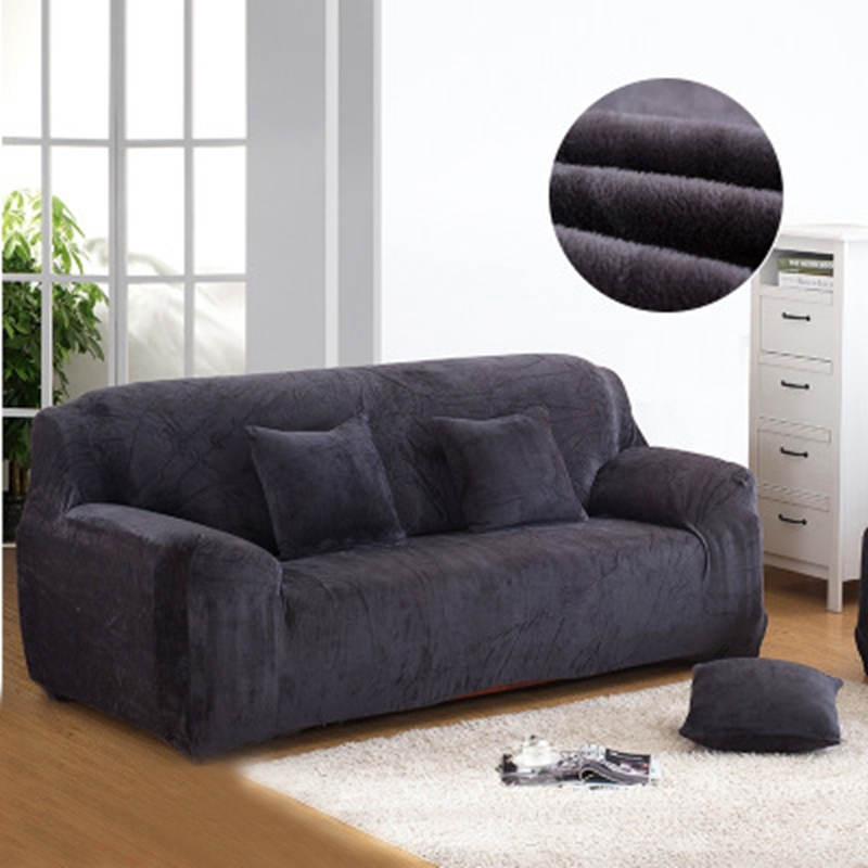 Plush winter thick universal sofa cover all-inclusive fabric sofa non-slip simple modern sofa cover full cover