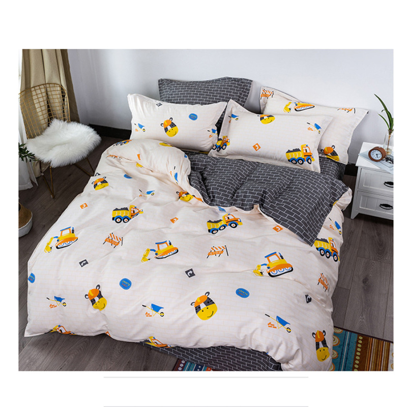 Bedding Set Home Textil, Digital Print Bedding Set, 3D Kid Bedding Set/