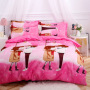 Amazon Hot Sale 4 Piece Suit Bedding Set Baby Bedsheet, Student Dormitory Cartoon Bedding Sets/