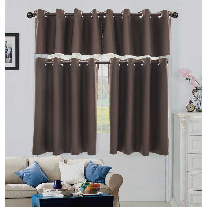 made in china ready made home textile kitchen curtains set gardinen