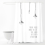 Ensemble de rideau de douche, cloison de toilette, rideau de salle de bain, imperméable, épaississant, anti-moisissure