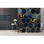 Marble Texture Shower Curtain Color Pattern Background Waterproof Bathroom Curtains Bathtub Decor Screen Hooks Bathroom Products