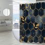 Marble Texture Shower Curtain Color Pattern Background Waterproof Bathroom Curtains Bathtub Decor Screen Hooks Bathroom Products