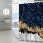 Marble Texture Shower Curtain Color Pattern Background Waterproof Bathroom Curtains Bathtub Decor Screen Hooks Bathroom Products