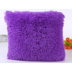 Soft Fur Plush Cushion Cover, New Fluff Plush Pillow Case/