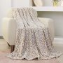 Classic Leopard Print Fleece Winter Blanket Sheet Blanket Bedding Sofa Soft Sleeping Warm Blanket