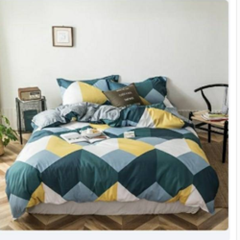 Home Bed Cover Bedding Set King Size,4 Pcs Bedroom Set Bedding/