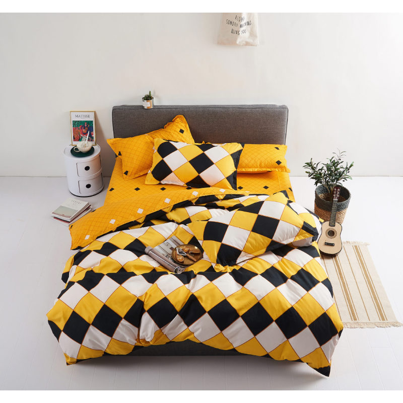 Home Bed Cover Bedding Set King Size,4 Pcs Bedroom Set Bedding/