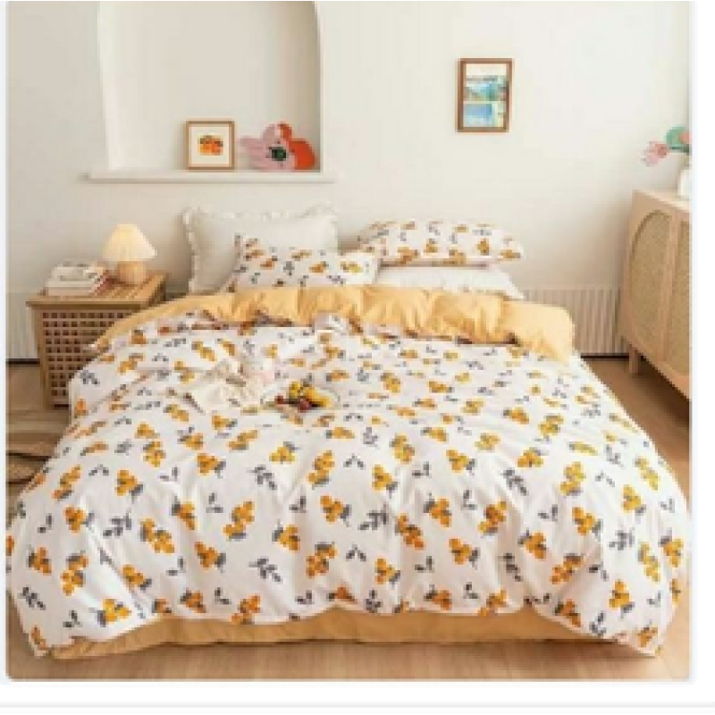 Home Bed Cover Bedding Set King Size,4 Pcs Bedroom Set Bedding/