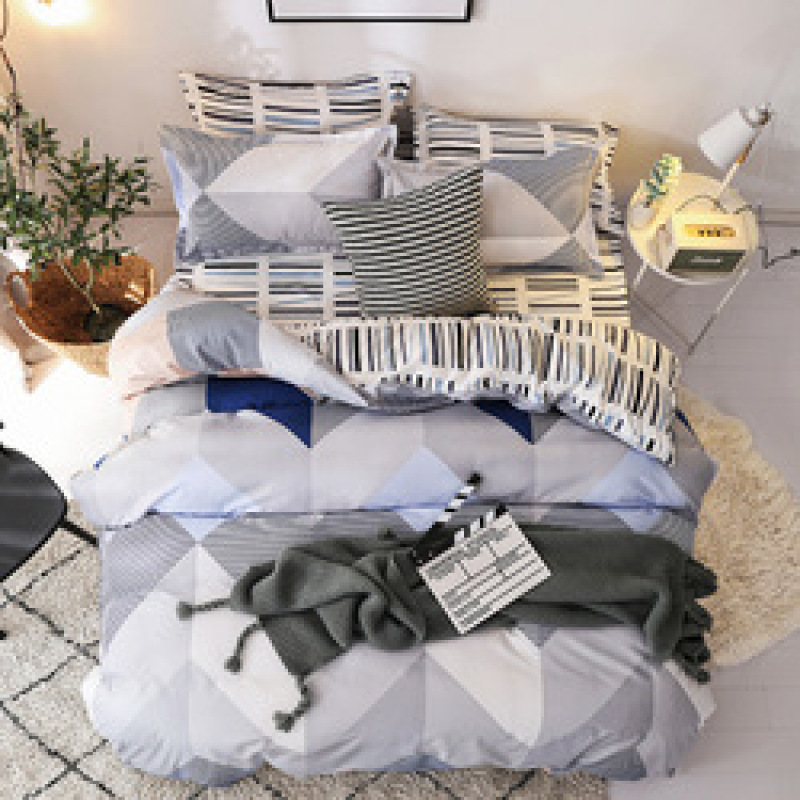Home Bed Cover Bedding Set King Size,4 Pcs Bedroom Set Bedding/