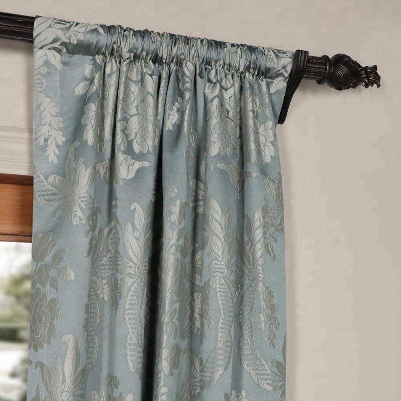 free sample classic blackout window italian modern flowered cafe curtains