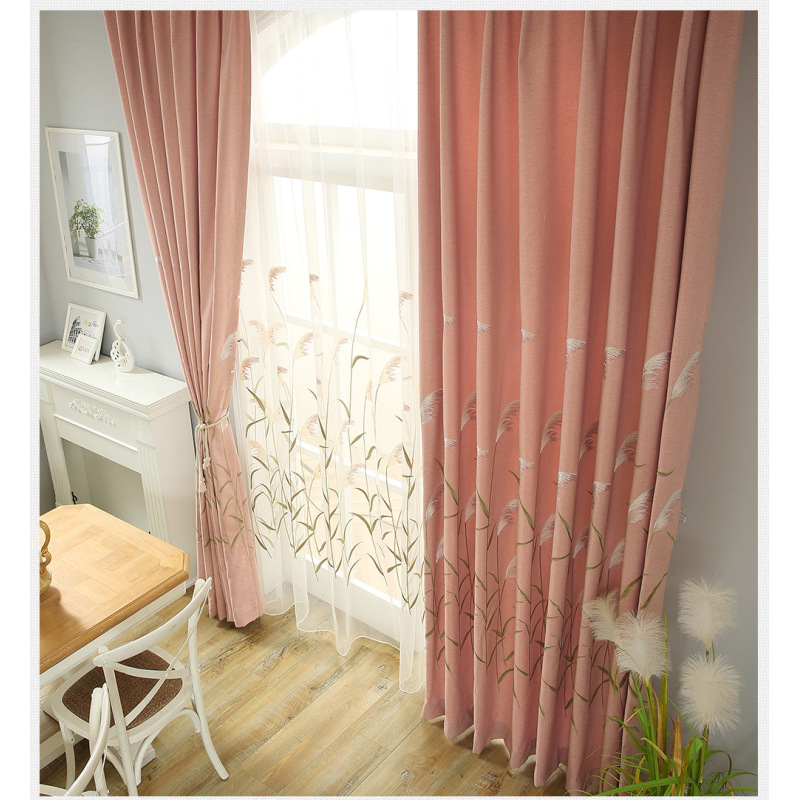 Neueste Vorhangdesigns aus besticktem Stoff, superweiche Wohnzimmergardinen/