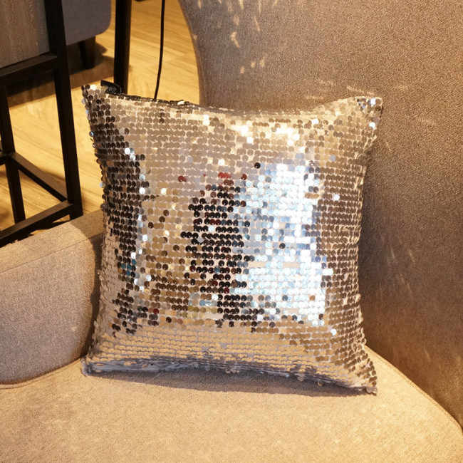Designer 60 X 60 Funda De Cojin, Fashion Gold Sequin Throw Pillow Cases/