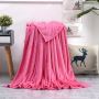 Wholesale cheap solid color flannel blanket summer blanket /coverlet soft blanket#