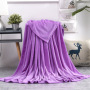 Wholesale cheap solid color flannel blanket summer blanket /coverlet soft blanket#