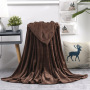 Wholesale cheap solid color flannel blanket summer blanket /coverlet soft blanket#