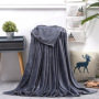 Wholesale cheap solid color flannel blanket summer blanket /coverlet soft blanket#