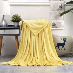 Wholesale cheap solid color flannel blanket summer blanket /coverlet soft blanket#