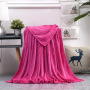 Wholesale cheap solid color flannel blanket summer blanket /coverlet soft blanket#