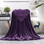 Wholesale cheap solid color flannel blanket summer blanket /coverlet soft blanket#