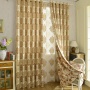 Textiles high quality blackout luxury Jacquard Panel fancy curtains