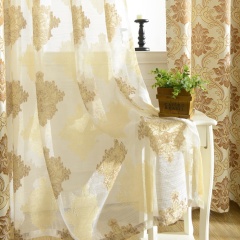 Textiles high quality blackout luxury Jacquard Panel fancy curtains