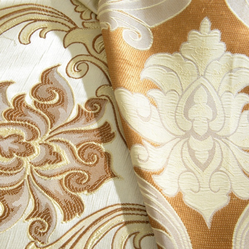 Textiles high quality blackout luxury Jacquard Panel fancy curtains