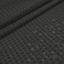 Graphite Gray Waffle Weave Hotel Luxury Spa Bathroom 72x72 Polyester Shower Curtain, 230GSM Heavy Duty Fabric Shower Curtain/