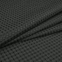 Graphite Gray Waffle Weave Hotel Luxury Spa Bathroom 72x72 Polyester Shower Curtain, 230GSM Heavy Duty Fabric Shower Curtain/