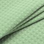 Graphite Gray Waffle Weave Hotel Luxury Spa Bathroom 72x72 Polyester Shower Curtain, 230GSM Heavy Duty Fabric Shower Curtain/
