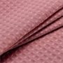 Graphite Gray Waffle Weave Hotel Luxury Spa Bathroom 72x72 Polyester Shower Curtain, 230GSM Heavy Duty Fabric Shower Curtain/