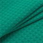 Graphite Gray Waffle Weave Hotel Luxury Spa Bathroom 72x72 Polyester Shower Curtain, 230GSM Heavy Duty Fabric Shower Curtain/