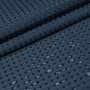 Graphite Gray Waffle Weave Hotel Luxury Spa Bathroom 72x72 Polyester Shower Curtain, 230GSM Heavy Duty Fabric Shower Curtain/