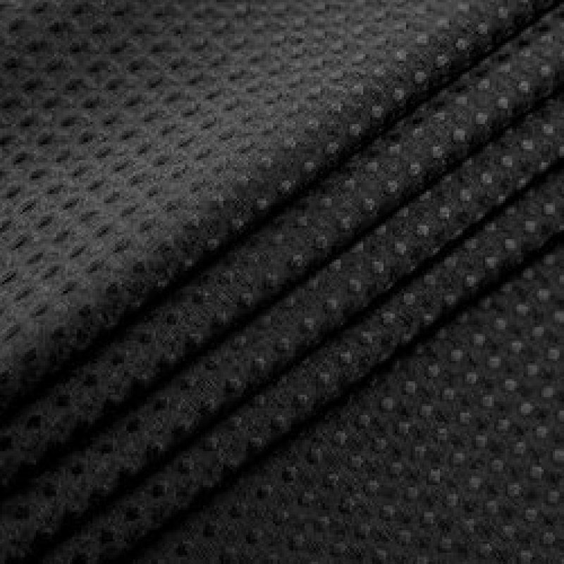 Graphite Gray Waffle Weave Hotel Luxury Spa Bathroom 72x72 Polyester Shower Curtain, 230GSM Heavy Duty Fabric Shower Curtain/