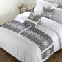 Bed Runner For Foot Of Bed Queen Protector Slipcover King Bed Runner Set Cushions Cover