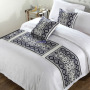 Bed Runner For Foot Of Bed Queen Protector Slipcover King Bed Runner Set Cushions Cover