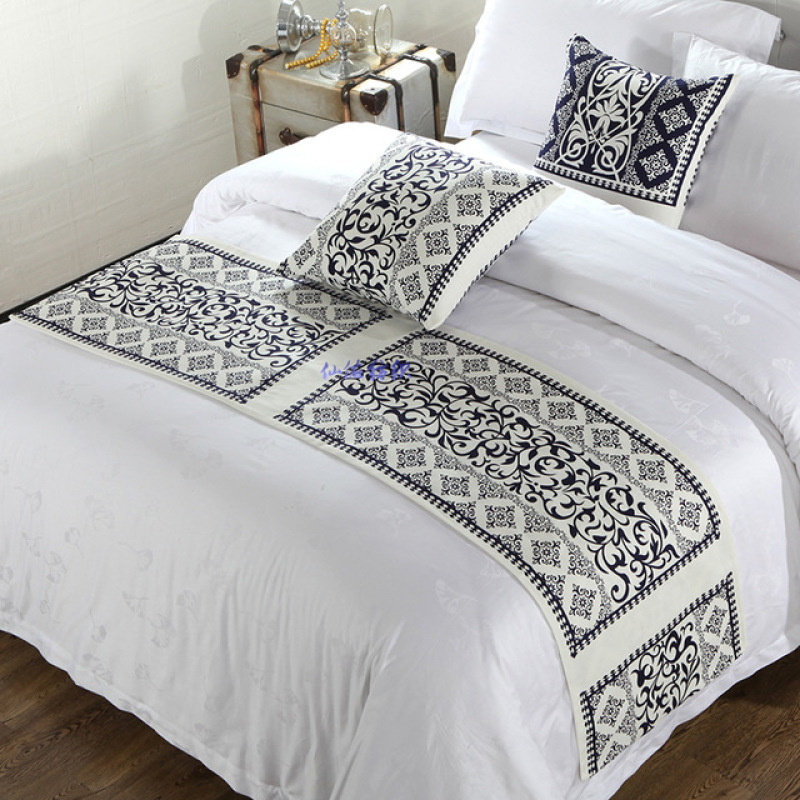 Bed Runner For Foot Of Bed Queen Protector Slipcover King Bed Runner Set Cushions Cover