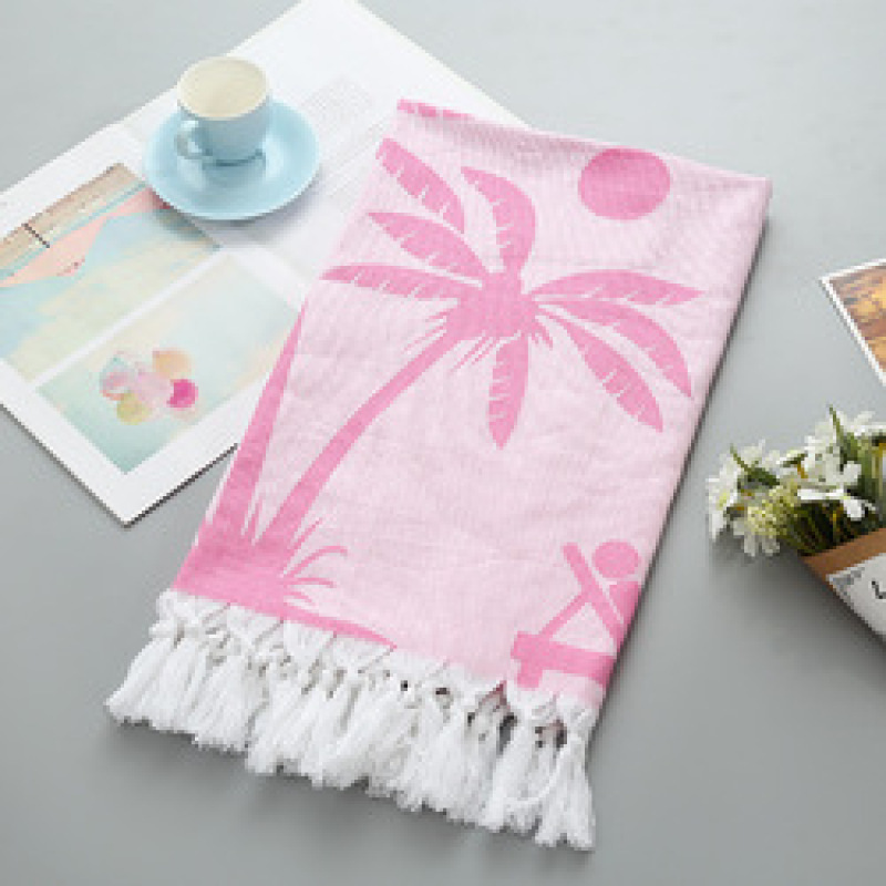 OEM Tassel Turkish Towel,  Red Turkish Beach Towel, Peshtemals Bath Towels#