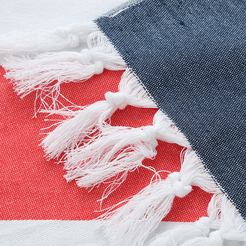 OEM Tassel Turkish Towel,  Red Turkish Beach Towel, Peshtemals Bath Towels#