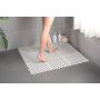 HOT Splicing non-slip hollow can be cut to customize 30*30*1cm DIY color plastic bathroom mat with suction cup