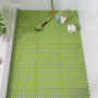 HOT Splicing non-slip hollow can be cut to customize 30*30*1cm DIY color plastic bathroom mat with suction cup
