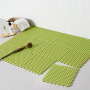 HOT Splicing non-slip hollow can be cut to customize 30*30*1cm DIY color plastic bathroom mat with suction cup