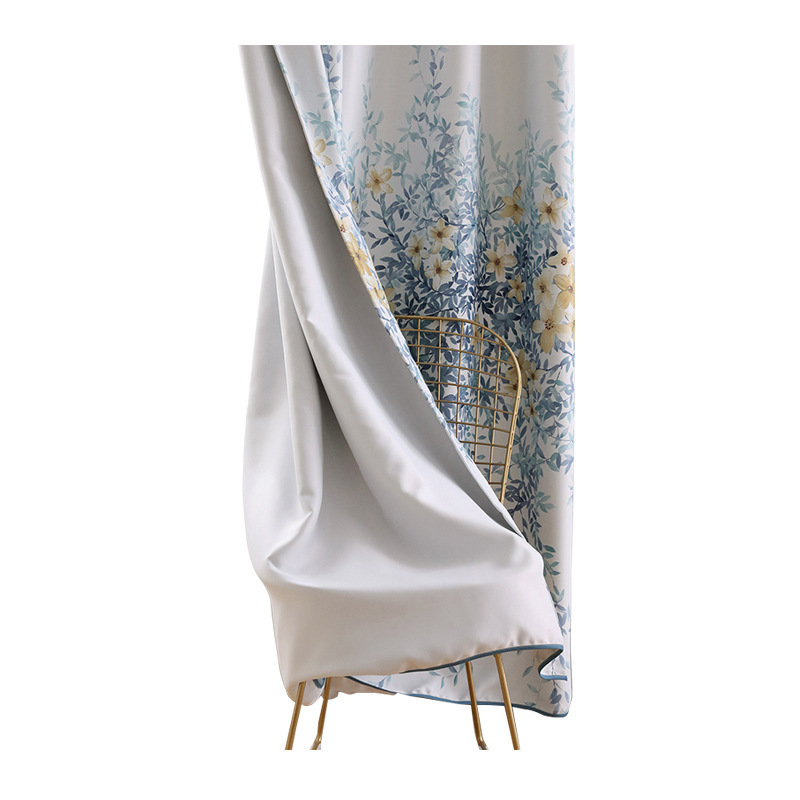 Online sale window curtains living room modele de rideaux salon, New product ideas 2019 readymade durable printing curtain