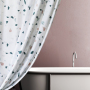 Bathroom Bathroom Terrazzo Shower Curtain, Free Of Perforated Waterproof Thickening Mold Shower Curtain/