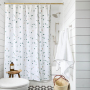 Bathroom Bathroom Terrazzo Shower Curtain, Free Of Perforated Waterproof Thickening Mold Shower Curtain/